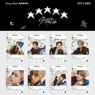 Kpop StrayKids Turbocards อัลบั้มใหม่ (5-STAR) Collection การ์ดพีวีซี รุ่น Felix Bang Chan