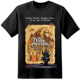 ขายดี เสื้อยืดลําลอง แขนสั้น พิมพ์ลายโปสเตอร์ภาพยนตร์ The Dark Crystal Labyrinth Jim Henson สําหรับผู้ชาย 322807