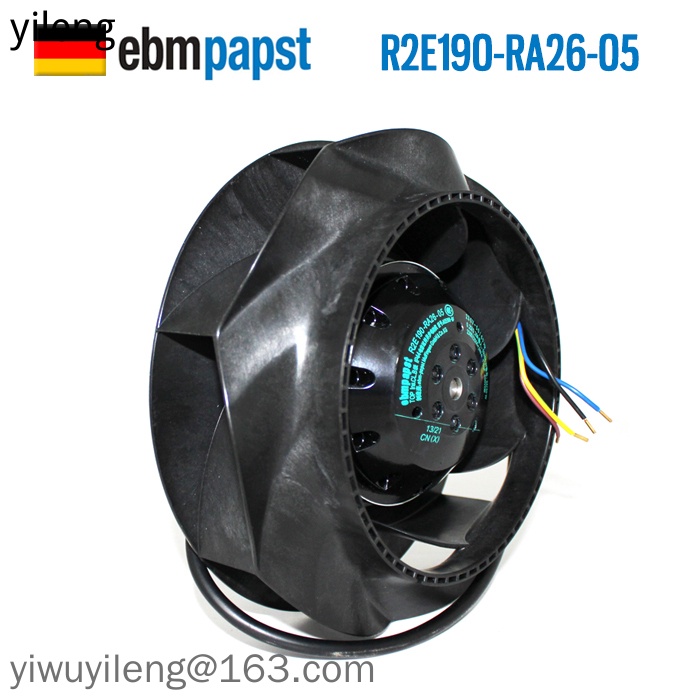 Ebmpapst พัดลมใหม่ 52W 230V R2E190-RA26-05 มีใหม่ R2E190-RA26-20