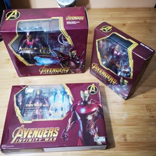 โมเดลตุ๊กตา Avengers SHF Iron Man MK50 Nano Martial Arts Version โลหะผสม ของเล่นสําหรับเด็ก