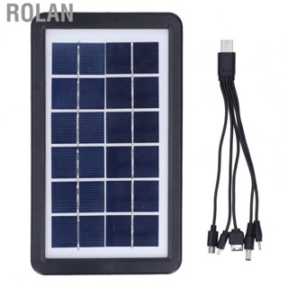 Rolan Solar Panel 3.8W 6V Polycrystalline Silicon Thin Film Solar Panel