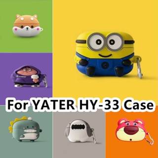 【จ่ายตรง】เคสหูฟัง แบบนิ่ม ลายการ์ตูน สําหรับ YATER HY-33 HY-33