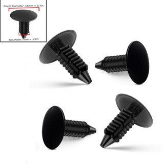 ⚡READYSTOCK⚡Car Plug Interior Parts License Plate Plugs Nylon 18MM 4pcs Bumper Clip