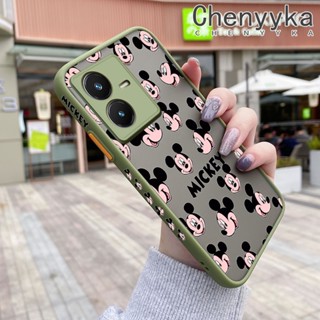 เคสโทรศัพท์มือถือ ซิลิโคนนิ่ม ใส กันกระแทก เต็มจอ ลายหนู สําหรับ VIVO Y22 Y22s