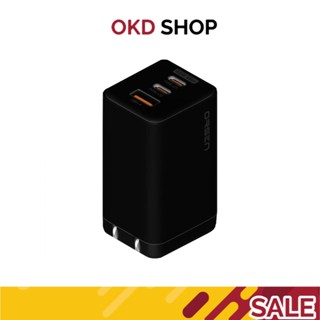 Eloop Orsen C12 หัวชาร์จ 2Type-C/1USB 65W Gan PD4.0 Adapter สำหรับ โทรศัพท์มือถือ แท็บเล็ต