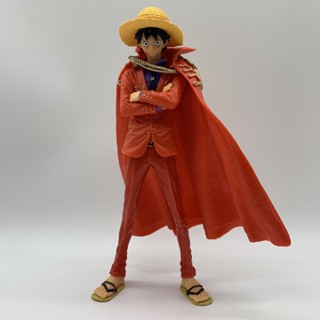 โมเดลฟิกเกอร์ One Piece Luffy ครบรอบ 20 ปี สีแดง สีดํา