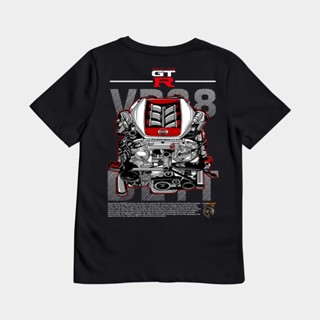 เสื้อยืด ลาย Sakazuki NISSAN SKYLINE R35 VR38 DETT สําหรับเด็ก