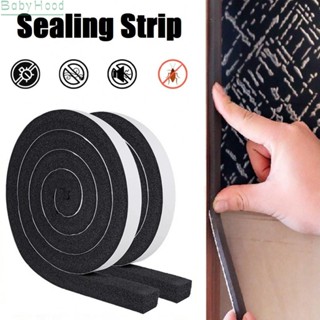 【Big Discounts】Sponge Strip Black Casement Draught Strip Foam Insulation Self-adhesive#BBHOOD