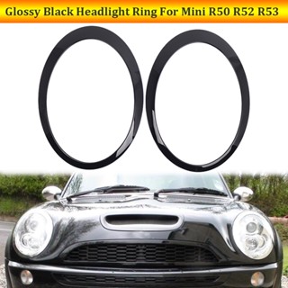 【สินค้ายอดนิยม】แหวนไฟหน้า 1 คู่ 63126917836 มาใหม่ สําหรับ Mini Cooper R50 2001-2006