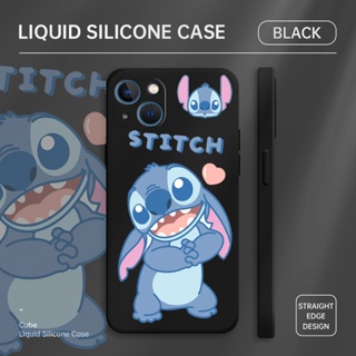 เคสโทรศัพท์ซิลิโคน TPU แบบนิ่ม ลายการ์ตูน Stitch ป้องกันเลนส์ สําหรับ Realme C21Y C25 C25s C25Y C30 C30s C31 C33 C35 C55