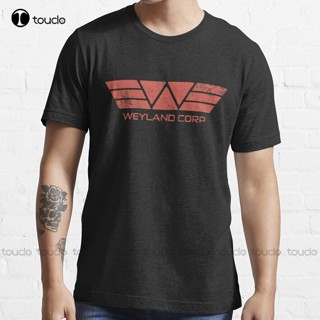 เสื้อยืด พิมพ์ลายดิจิทัล Wayland Corp สีแดง ขนาดใหญ่ สําหรับผู้ชาย และผู้หญิง