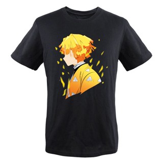 เสื้อยืด พิมพ์ลายกราฟิก Demon Slayer Zenitsu ขนาดใหญ่ แฟชั่นฤดูร้อน สําหรับผู้ชาย และผู้หญิง 2023