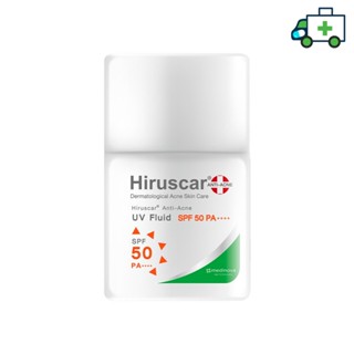 Hiruscar Anti Acne UV Fluid SPF 50 PA ++++ 25 ml. ฮีรูสการ์ แอนตี้ แอคเน่ ครีมกันแดด 25 มล.exp.07/25 [PF]