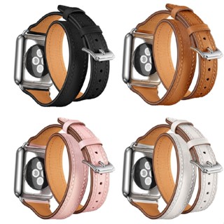 Lianli Genuine Leather Band Strap Double Tour Bracelet For Apple Watch iWatch 38/42mm