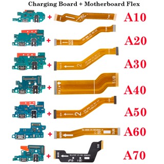 สายชาร์จเมนบอร์ด USB สําหรับ Samsung Galaxy A10 A20 A30 A40 A50 A60 A70 A80