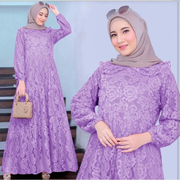 TB9 ล่าสุด Alila Premium Maxi Gamis Viral Fyp co8