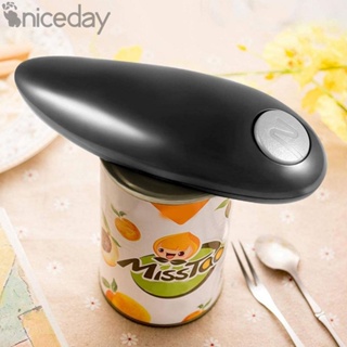 #NICEDAY-Electric Can Opener 17*6*4cm ABS Automatic Black Home Portable Hands-Free