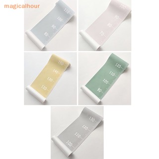 Magicalhour^^ ใหม่ ไม้บรรทัด กรอบไม้ ผ้าแคนวาส วัดส่วนสูง สําหรับเด็กอนุบาล