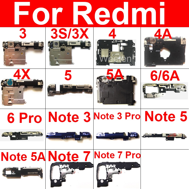 กรอบเมนบอร์ดเสาอากาศ สําหรับ Xiaomi Redmi 3S 3X 4A 4X 5A 6 6A &amp; เสาอากาศ Wifi สําหรับ Redmi Note 3 3 5 5A 7 Pro