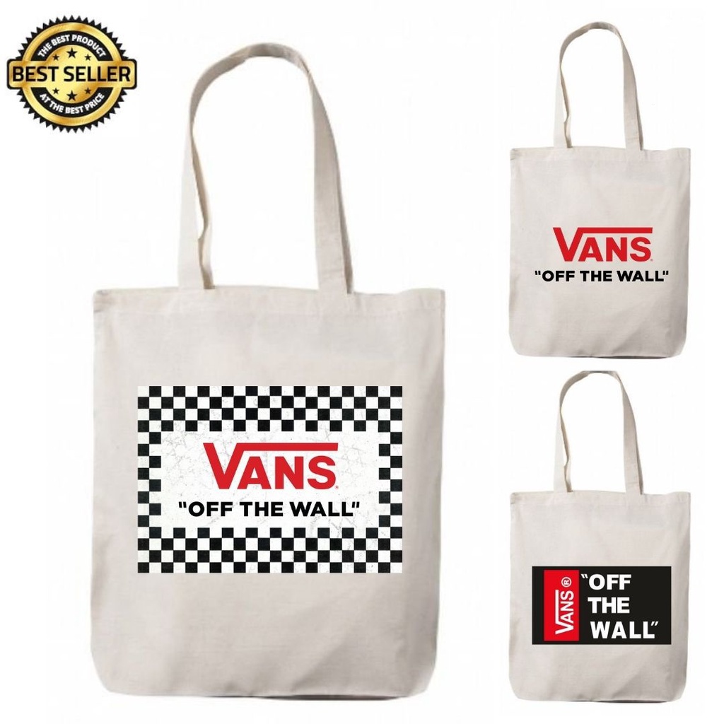 Vans off the wall Santa Cruz Tote Bag Katsa Canvas กระเป ๋ าผู ้ หญิงคุณภาพสูง 6IXU