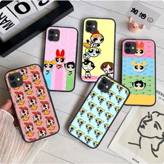 เคสโทรศัพท์มือถือ TPU แบบนิ่ม ลาย 202A ตํารวจ Powerpuff girl สําหรับ iPhone SE 2020 12 Mini 13 Pro Max