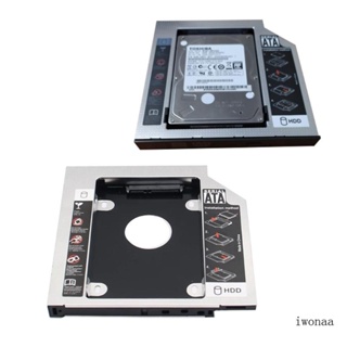 Iwo ตัวยึดกล้อง HDD แคดดี้ SSD 2nd SATA3 0 2 5 อลูมิเนียม 9 0 9 5 12 7 มม.