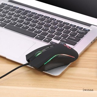 Iwo ชุดคีย์บอร์ดเล่นเกม และเมาส์ 61 คีย์ มีสาย USB RGB LED Backlit สําหรับ PC