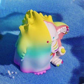 Popmart ฟิกเกอร์ POPMART MEGA YUKI RAINBOW Series 400% YUKI RAINBOW 400% ของเล่นสําหรับเด็ก