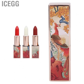 Icegg Moisturizing Lip Gloss  Lipstick Long Lasting Color Sensational for Daily Life Most Occasions