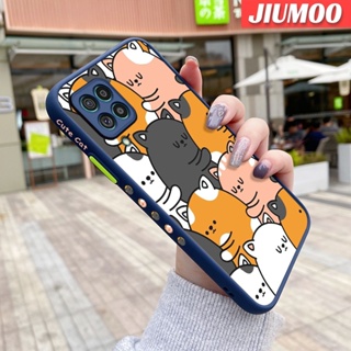 เคสโทรศัพท์มือถือ ซิลิโคนแข็ง บาง กันกระแทก ลายการ์ตูนแมวน่ารัก สําหรับ Samsung galaxy F62 M62