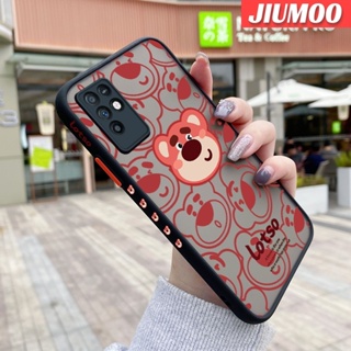 เคสโทรศัพท์มือถือ ซิลิโคนนิ่ม ใส กันกระแทก ลายหมีสตรอเบอร์รี่ สําหรับ Infinix Note 10