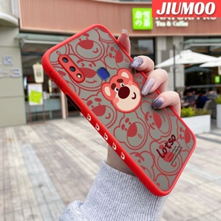 เคสโทรศัพท์มือถือ ซิลิโคนนิ่ม ใส กันกระแทก ลายหมีสตรอเบอร์รี่ สําหรับ VIVO V11i Z3 Z3i