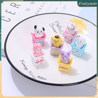 SANRIO แผ่นกาวเรซิ่น อเนกประสงค์ รูปตุ๊กตาซานริโอ้ Diy สําหรับตกแต่งภูมิทัศน์ขนาดเล็ก ตั้งโต๊ะ