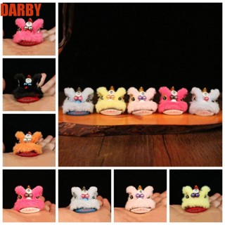 Darby ตุ๊กตาฟิกเกอร์ รูปสิงโตเชิดสิงโตเชิดสิงโตตื่น สําหรับประดับตกแต่ง