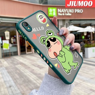 เคสโทรศัพท์มือถือ แบบใส ขอบสี่เหลี่ยม กันกระแทก ลายการ์ตูนชินจังซน สําหรับ OPPO A37 A37F NEO 9