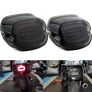 ไฟท้ายรถจักรยานยนต์ LED สําหรับ Harley Dyna Electra Glide Street Glide Fat Boy Road King XL 833 1200