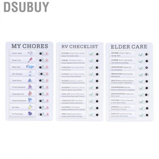 Dsubuy Family Chore Chart  Feel Comfortable Recyclable Detachable Memo Boards for Office