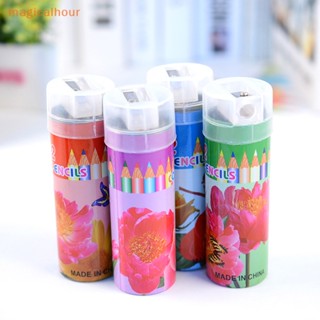 Magicalhour^^ ชุดดินสอสี 12 สี พร้อมปากกา และตัวเลข 12 ชิ้น สําหรับเด็กอนุบาล