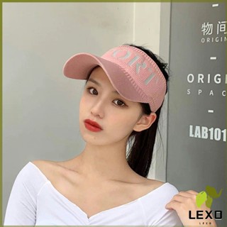 LEXO หมวกครึ่งใบ หมวกครึ่งหัว เกาหลีหมวกแฟชั่น ระบายความร้อนไม่อัป