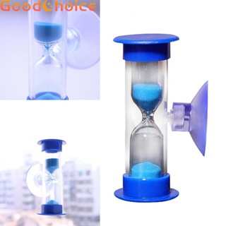 【Good】Hourglass High Quality New No Battery Need Suction Cup 3 Minutes Blue Sand Watch【Ready Stock】