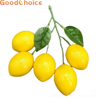 【Good】Artificial Lemon Imitation Lemon Kitchen Lifelike New Props Restaurant【Ready Stock】