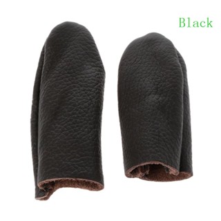 Black 1 P เข็ม Felting หนังเทียม เครื่องมือป้องกันนิ้ว สําหรับงานฝีมือ