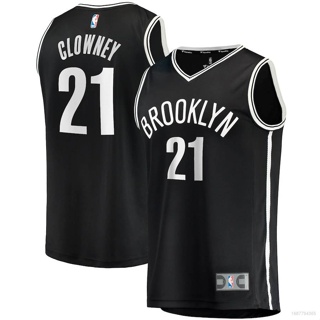 เสื้อกีฬาบาสเก็ตบอล แขนกุด คอกลม ลาย HQ1 NBA Brooklyn Nets Noah Clowney พลัสไซซ์ สําหรับผู้ชาย และผู้หญิง 2023 QH1