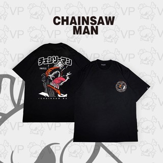 แฟชั่น Chainsaw Man - Demon Collective สำหรับเสื้อยืดอนิเมะยูนิเซ็กซ์ดั้งเดิม เสื้อผ้า