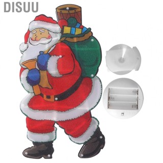 Disuu Santa Decoratio Lights Window  Christmas Cup W/Suction US