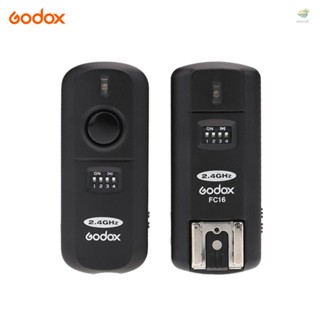 Godox FC-16 รีโมตกดชัตเตอร์ไร้สาย 16 ช่อง 2.4GHz แบบเปลี่ยน สําหรับ 5D 6D 7D 5D Mark III 60D 600D 700D 70D 650D 550D