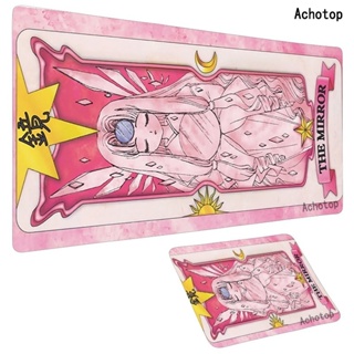 แผ่นรองเมาส์ ขนาดใหญ่ ลาย Sakura Tarot Cardcaptor สําหรับเล่นเกมคอมพิวเตอร์