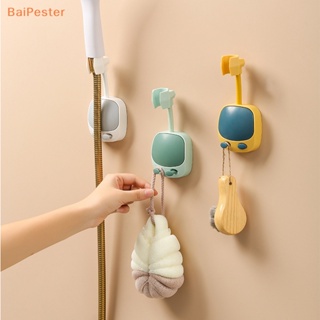 [BaiPester] ที่วางหัวฝักบัวอาบน้ํา ไม่ต้องเจาะ ปรับได้ 360 องศา° ฐานยึด ABS หมุนได้