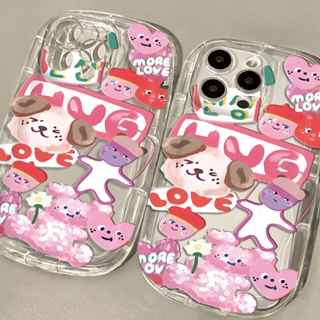 เคสโทรศัพท์มือถือซิลิโคน TPU นิ่ม แบบใส กันกระแทก ลายสุนัขน่ารัก สําหรับ IPhone 14 13 12 11 Pro XS Max X XR 8+ 7 Plus