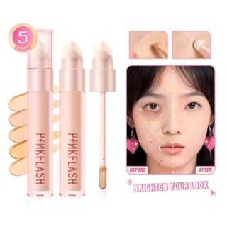 Pinkflash คอนซีลเลอร์ เนื้อลิขวิด กันน้ํา พร้อมเครื่องมือ ให้ความชุ่มชื้น ไร้ที่ติ ไร้ภาระ ระบายอากาศ ไม่ก่อให้เกิดอาการแพ้ ติดทนนาน ไม่เป็นรอยย่น